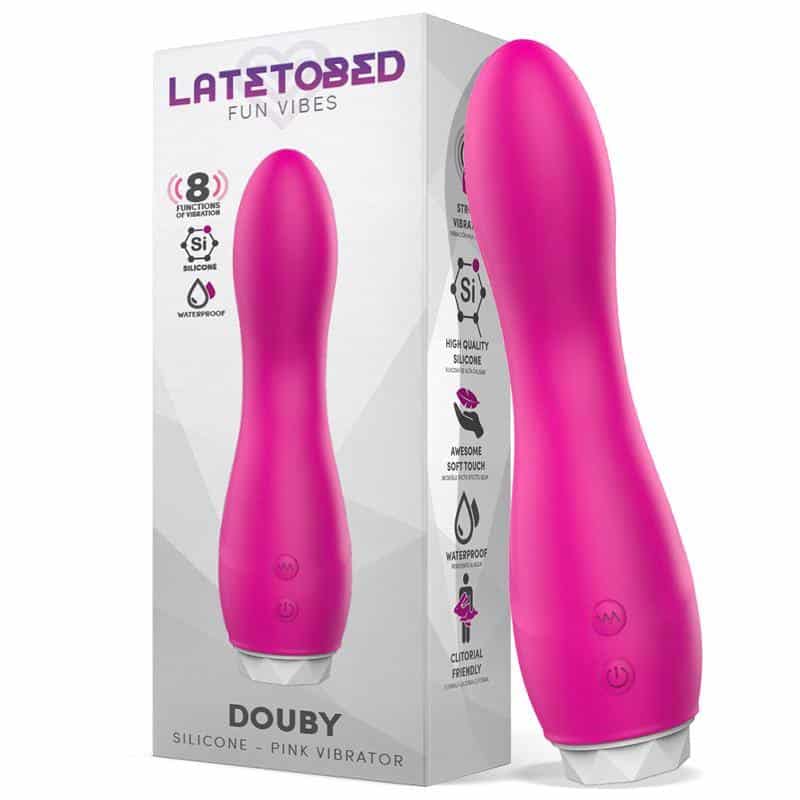 Douby Vibrator Silicone Pink