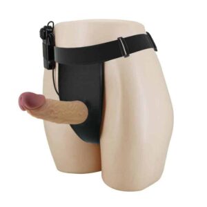 Draven Harness with Hollow Dildo with Vibration