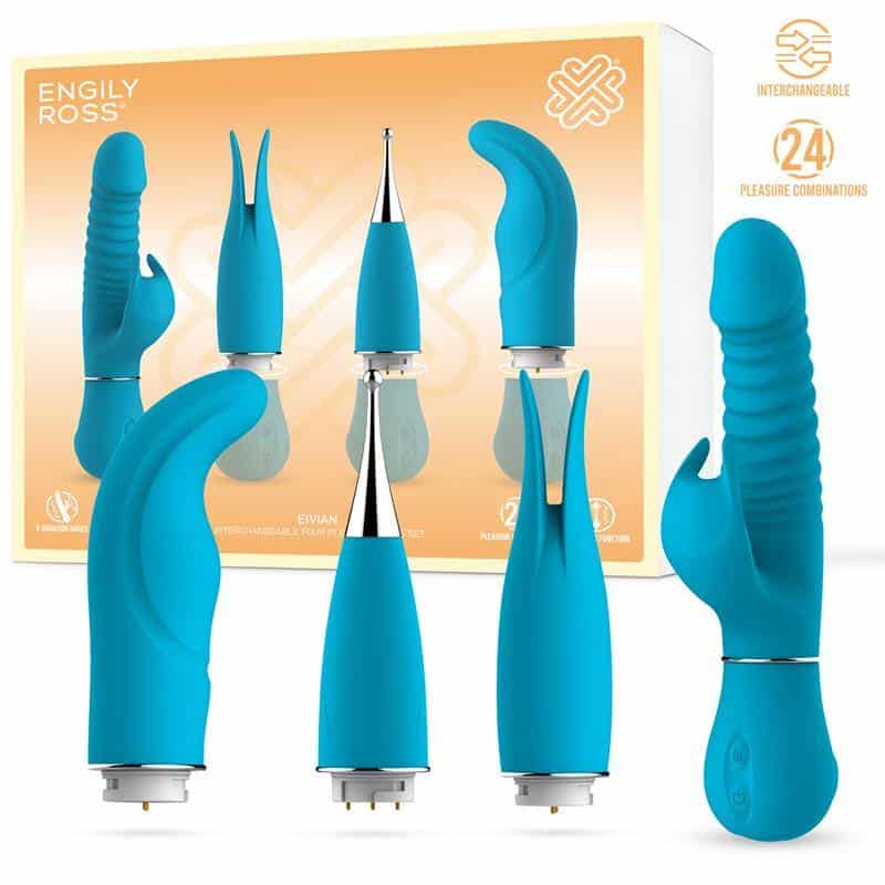 Eivian Conjunto 4 Peças Intercambiáveis Vibração e Thrusting