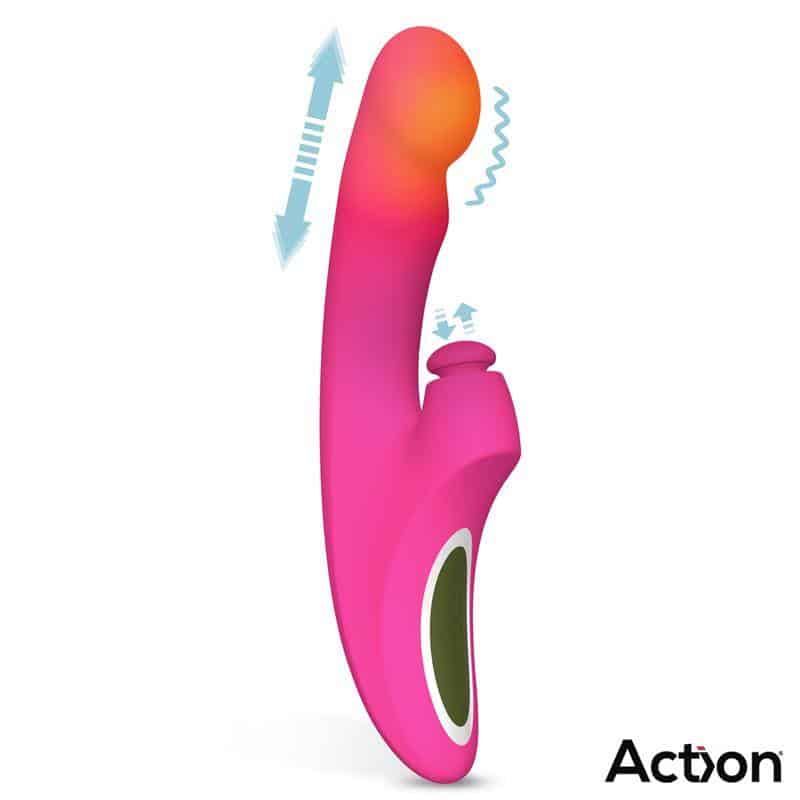 Enles Vibrator with Beating Ball, Thrusting and Heat Function Enles Vibrator with Beating Ball, Thrusting and Heat Function