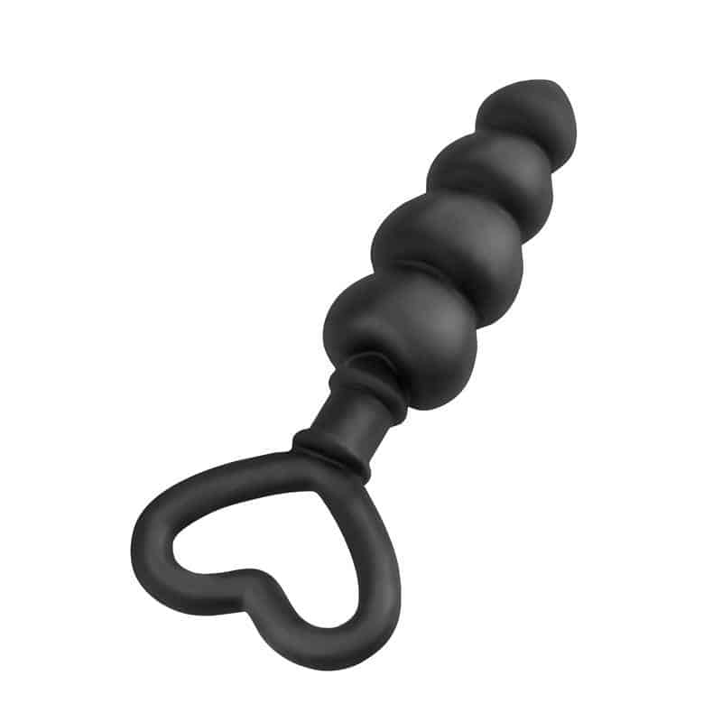 Anal Beaded Luv Probe Stimulator Black Anal Beaded Luv Probe Stimulator Black