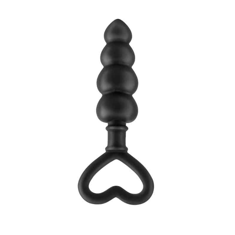 Anal Beaded Luv Probe Stimulator Black