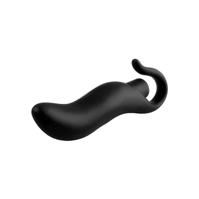 Anal Stimulator with Vibration Pull Plug Vibe Black Anal Stimulator with Vibration Pull Plug Vibe Black