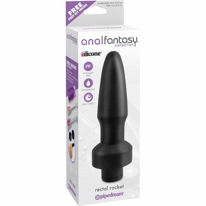 Anal Rectal Stimulator Rocket Black Anal Rectal Stimulator Rocket Black