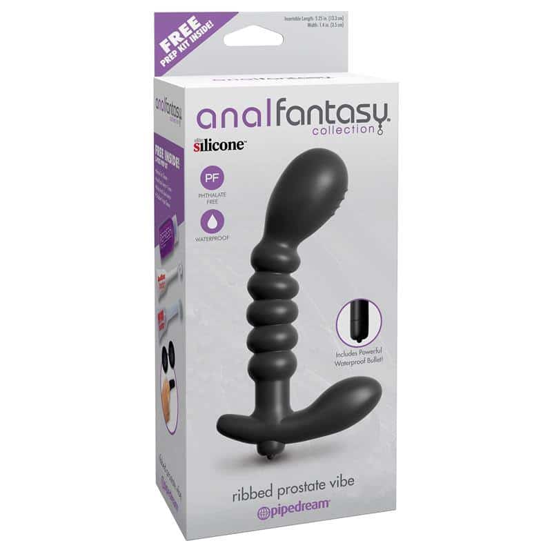 Prostatic Stimulator with Vibration Black Prostatic Stimulator with Vibration Black