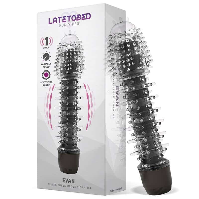 Evan Vibrator Multi Speed Black