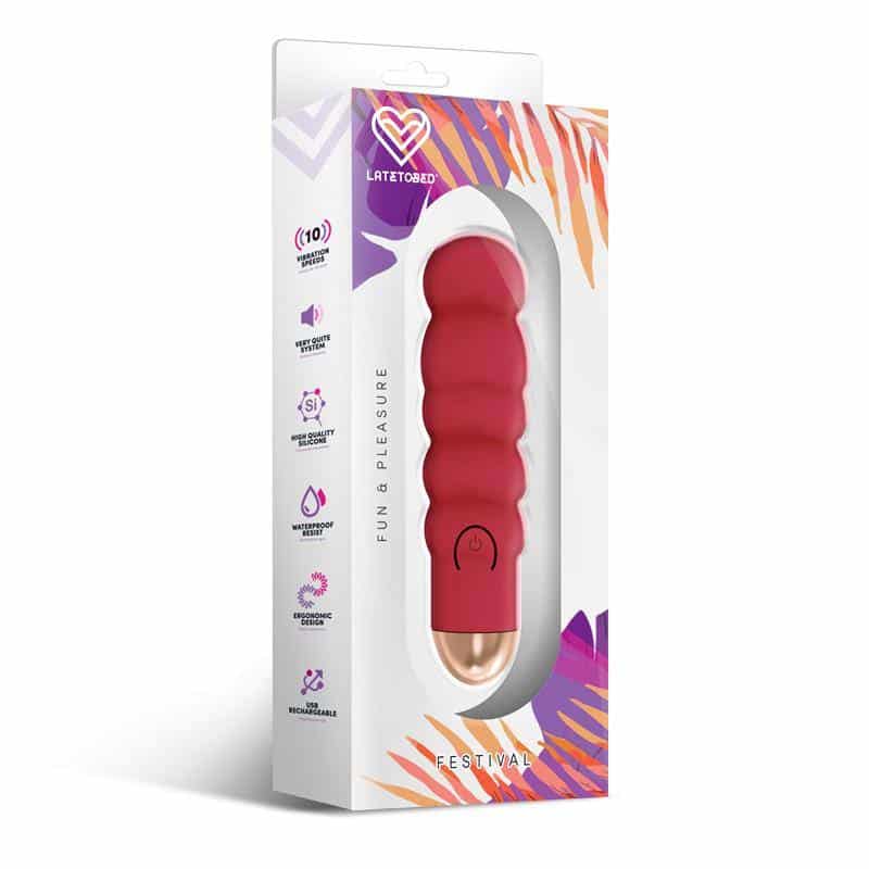 Ewon Stimulator 10 Speeds Rust Red Ewon Stimulator 10 Speeds Rust Red