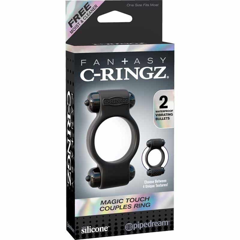 Fantasy C-Ringz Couple Ring Magic Touch Black Fantasy C-Ringz Couple Ring Magic Touch Black