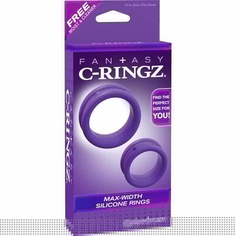 Fantasy C-Ringz Silicone Max-Width Rings Purple Fantasy C-Ringz Silicone Max-Width Rings Purple
