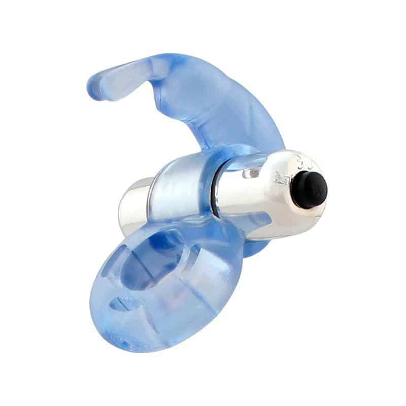 Firey Vibrating Ring with Blue Bunny Firey Vibrating Ring with Blue Bunny