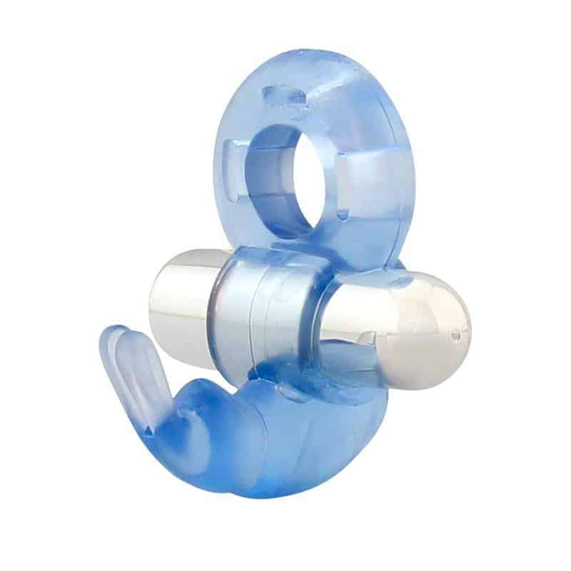 Firey Vibrating Ring with Blue Bunny Firey Vibrating Ring with Blue Bunny
