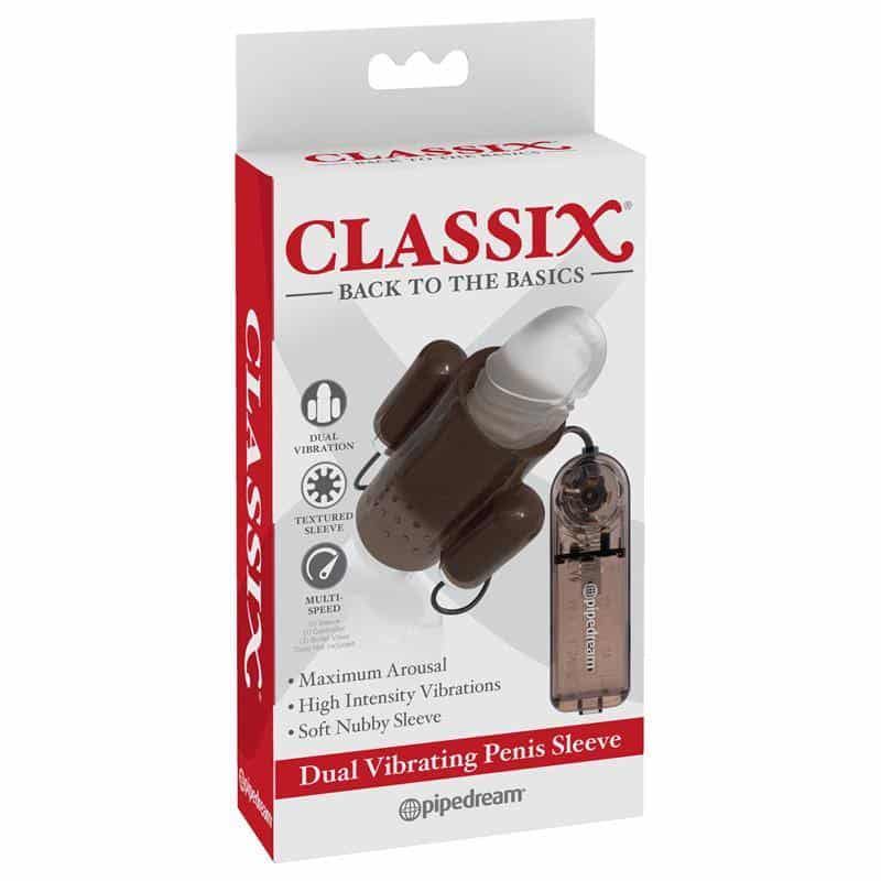 Double Penis Vibrating Smoke Sleeve Double Penis Vibrating Smoke Sleeve