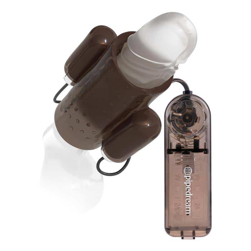 Double Penis Vibrating Smoke Sleeve