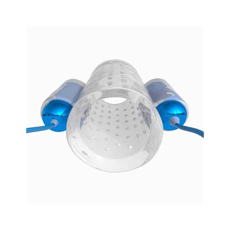 Double Penis Vibrating Transparent Sleeve Double Penis Vibrating Transparent Sleeve