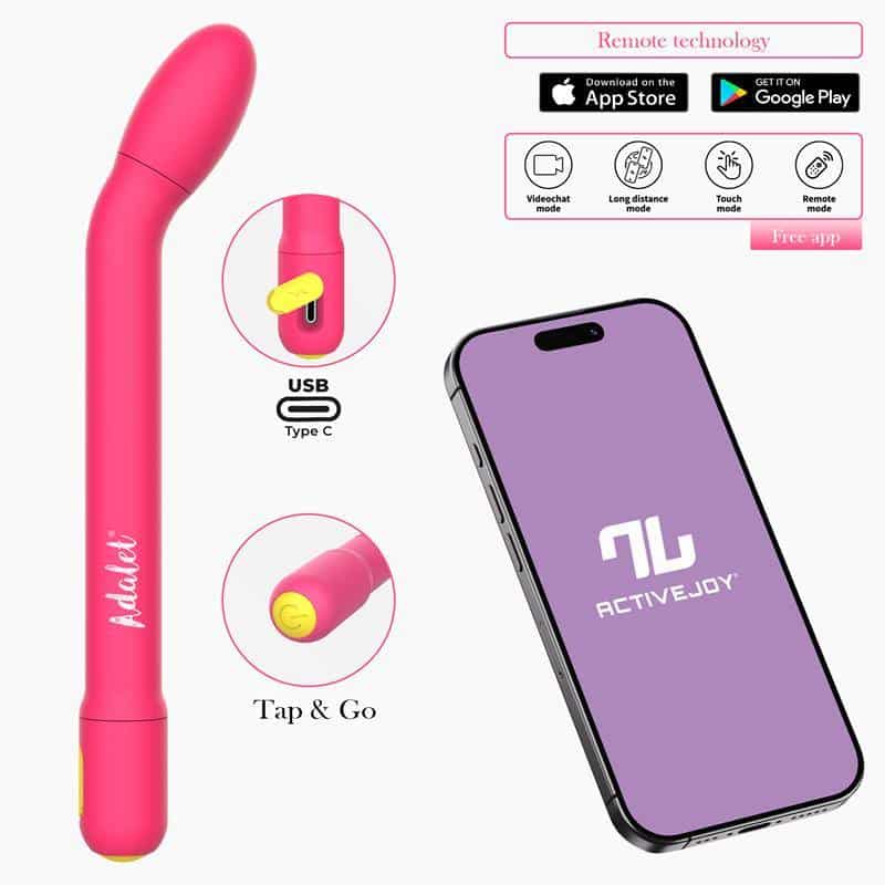 Gently G-Spot Stimulator with APP Pink