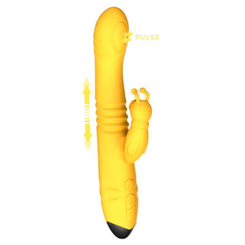 Honeybee Vibrator with Thrusting and Pulsation Honeybee Vibrator with Thrusting and Pulsation