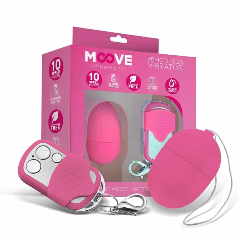 Ovo Vibrador com Controlo Remoto Mini Rosa