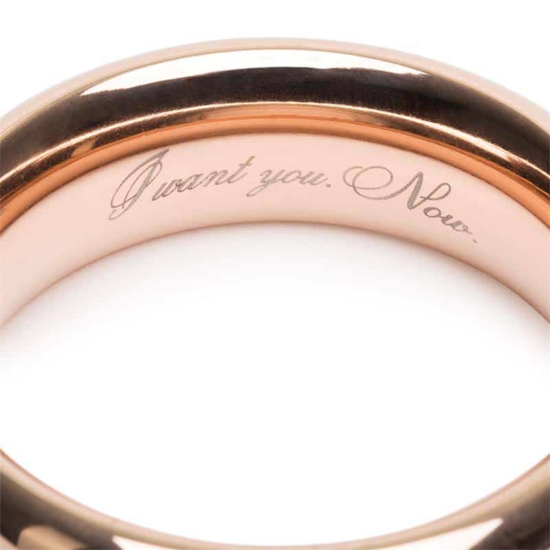 I Want You Now Steel Ring I Want You Now Steel Ring