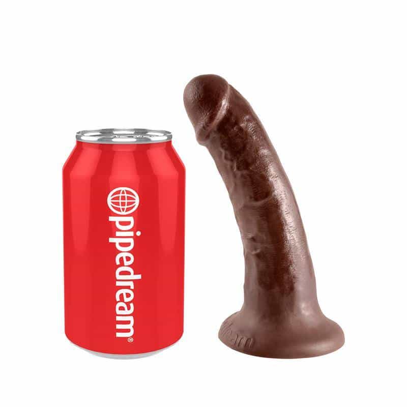 King Cock 6 Inch Penis - Brown Color King Cock 6 Inch Penis - Brown Color