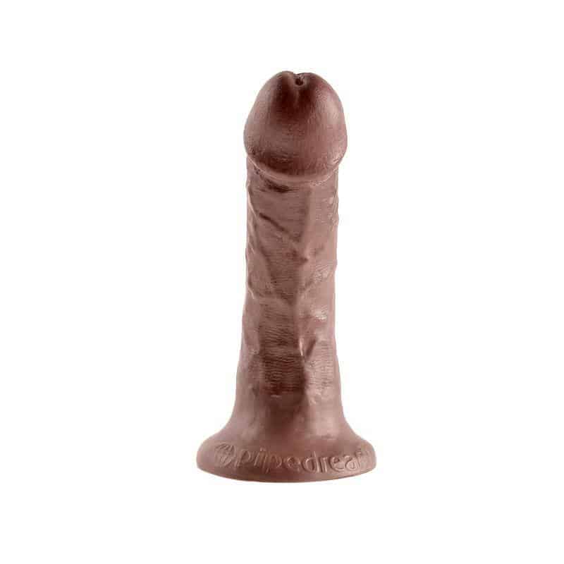 King Cock 6 Inch Penis - Brown Color