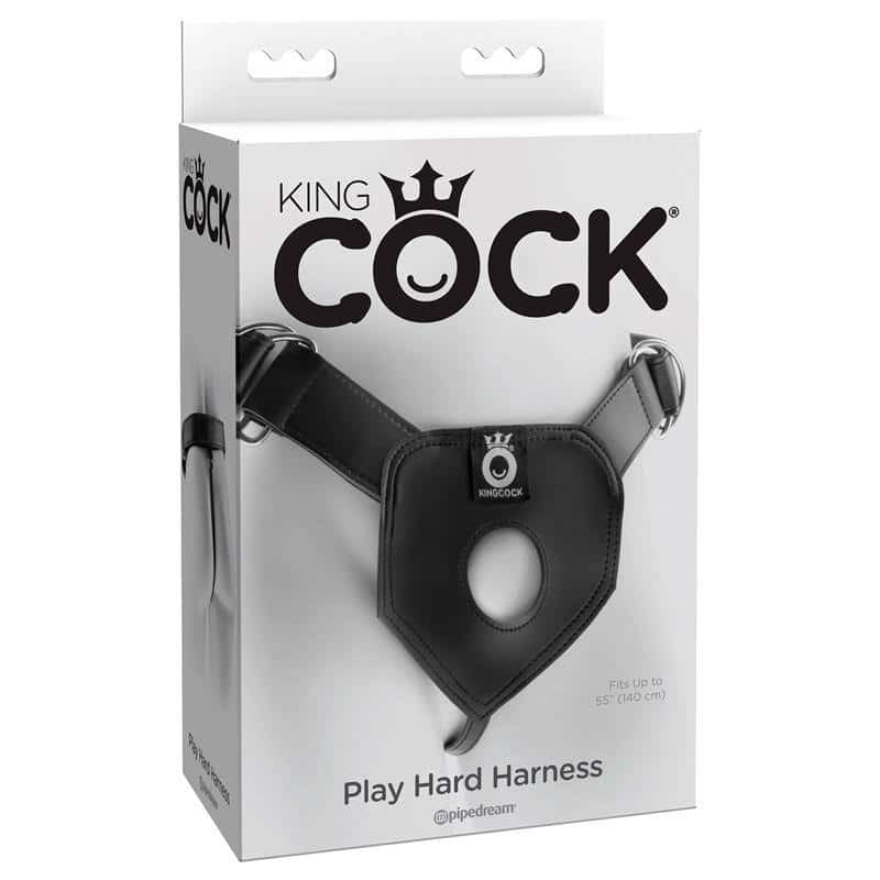King Cock Play Hard Harness Black King Cock Play Hard Harness Black