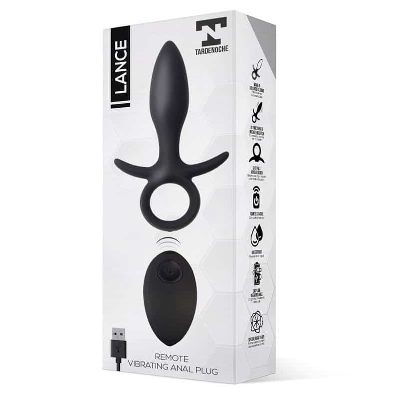 Lance Plug Anal Remote Control Liquid Silicone USB Lance Plug Anal Remote Control Liquid Silicone USB