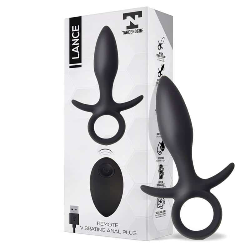 Lance Plug Anal Remote Control Liquid Silicone USB