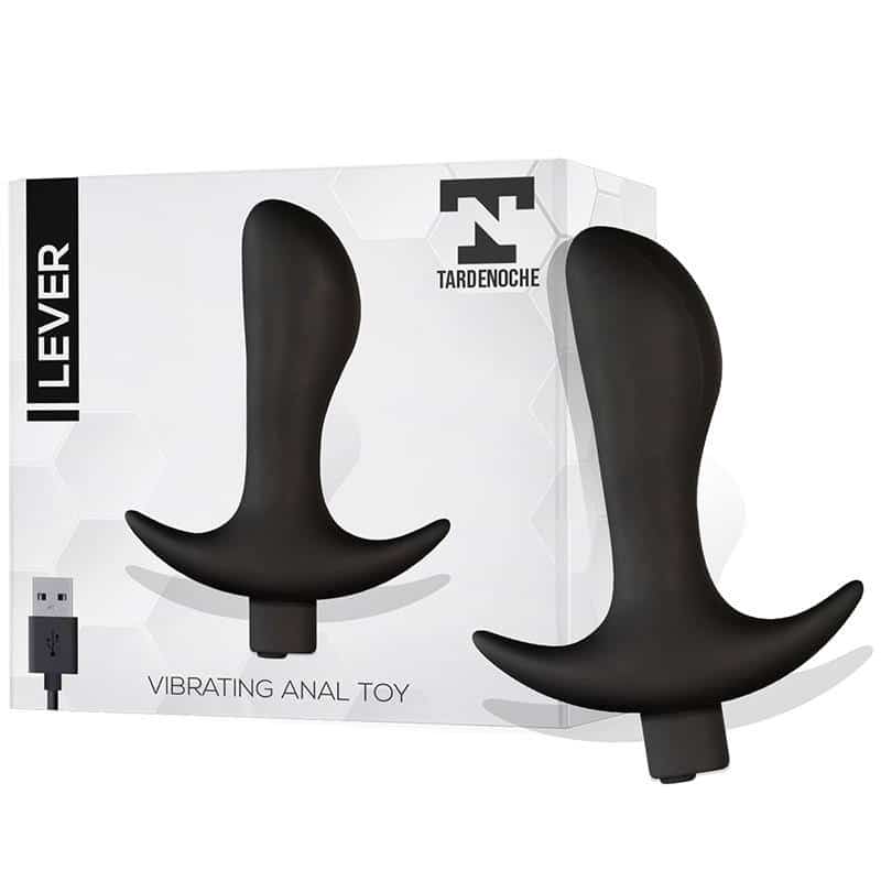 Lever Plug Anal with Vibration USB Silicone