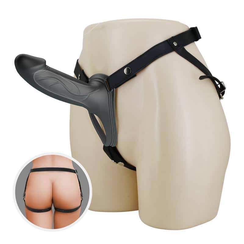 London Universal Harness with Hollow Dildo 6.6 London Universal Harness with Hollow Dildo 6.6