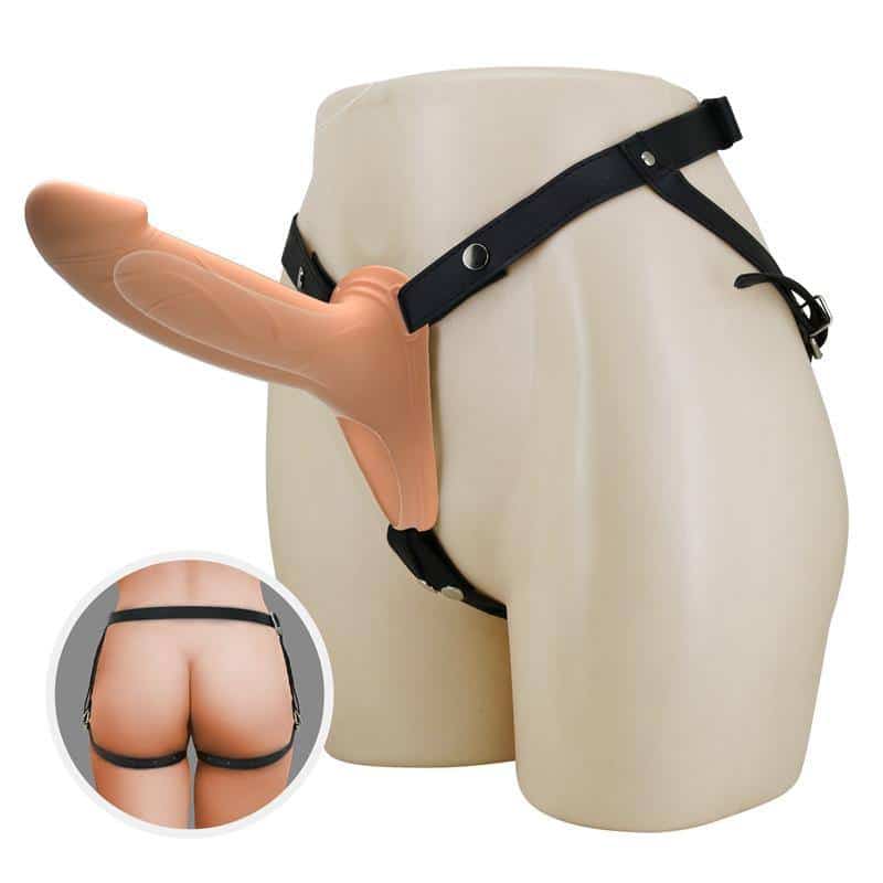 London Universal Harness with Hollow Dildo 6.6 London Universal Harness with Hollow Dildo 6.6