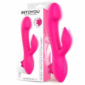 Magnoliapink Vibrator with Suction
