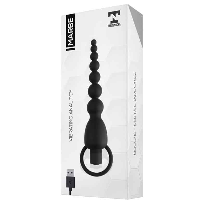 Marbe Anal Chain with Vibration USB Silicone Marbe Anal Chain with Vibration USB Silicone