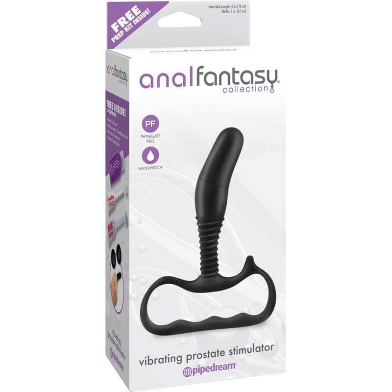Prostate Massager with Vibration Black Prostate Massager with Vibration Black