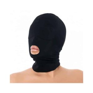 Mask with Mouth Opening Black