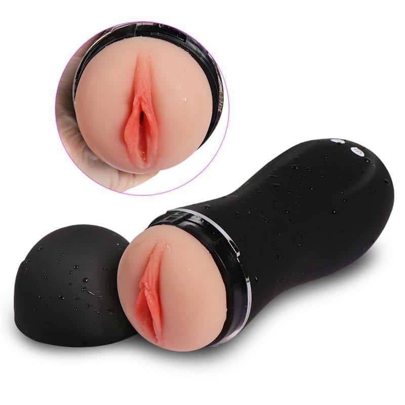 Masturbator with USB Vibrator Tiny Man Masturbator with USB Vibrator Tiny Man