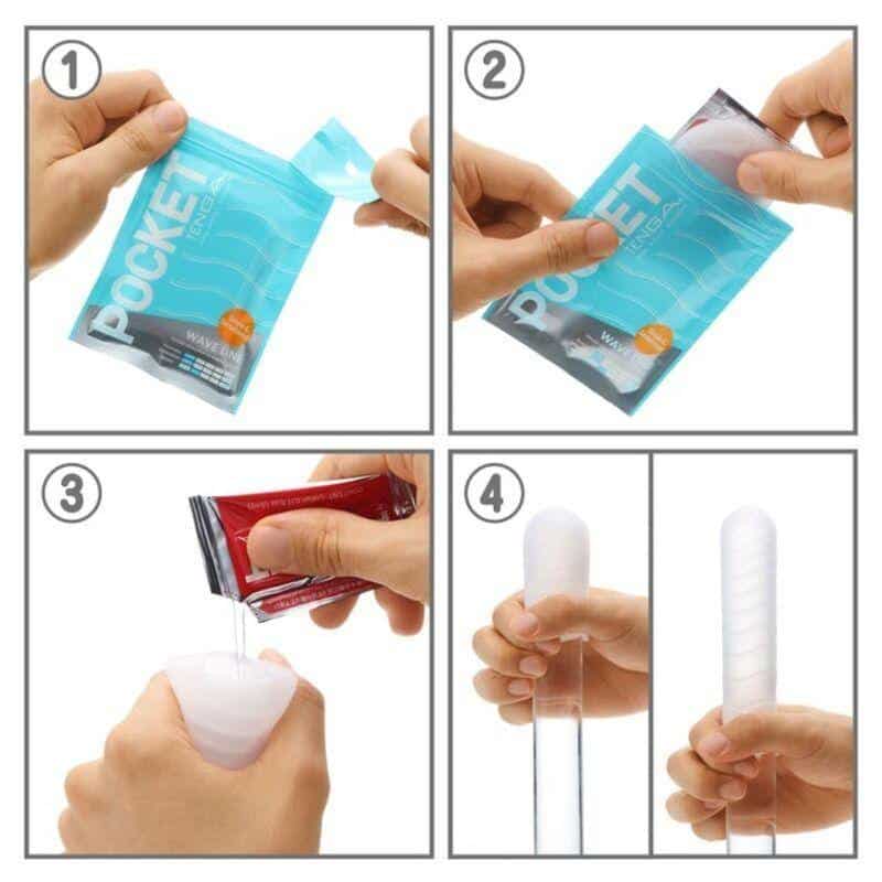 Pocket Wave Line Masturbator Pocket Wave Line Masturbator