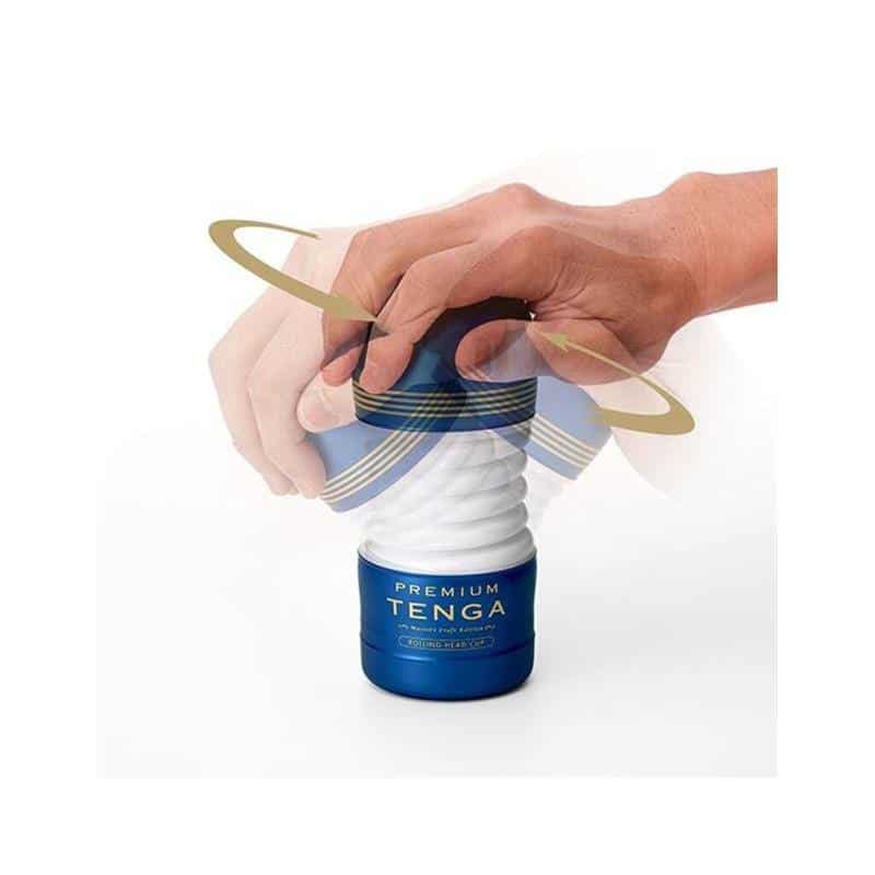 Premium Masturbator Rolling Head Cup Premium Masturbator Rolling Head Cup