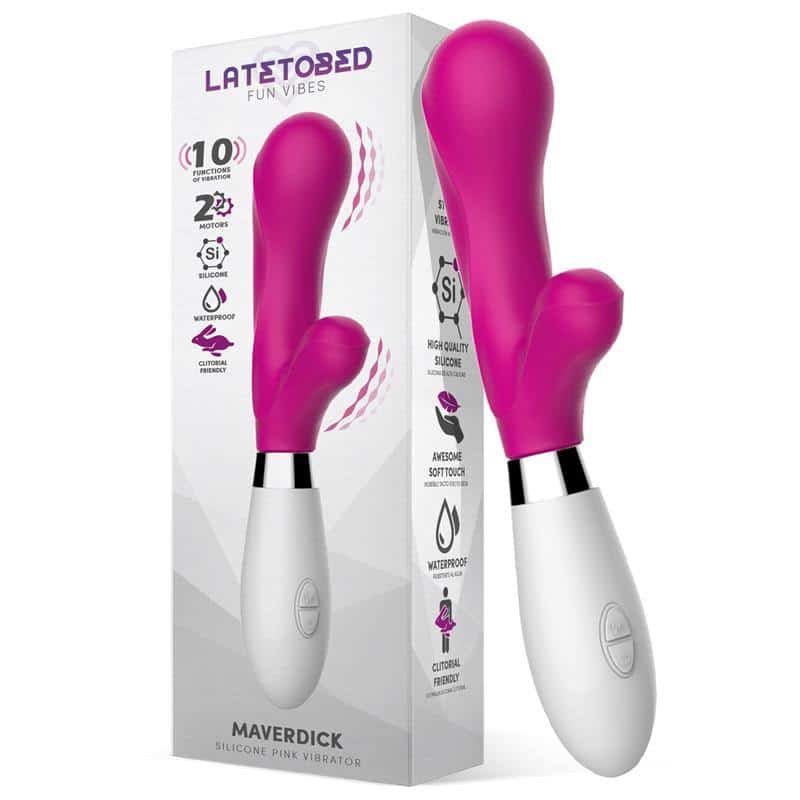 Maverdick Vibrator Silicone Pink