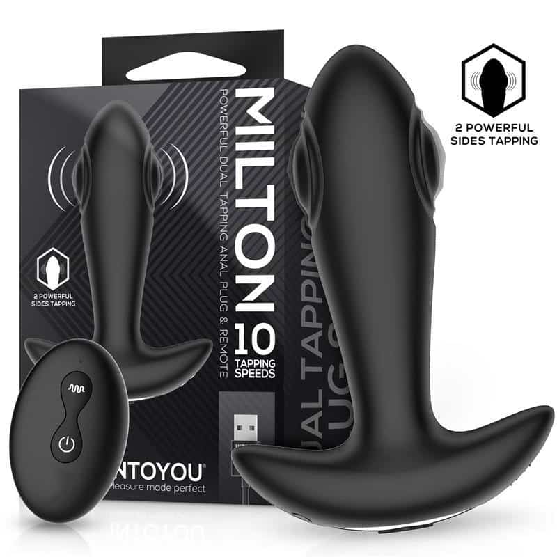 Milton Plug Anal with Double Tapping and Remote Control