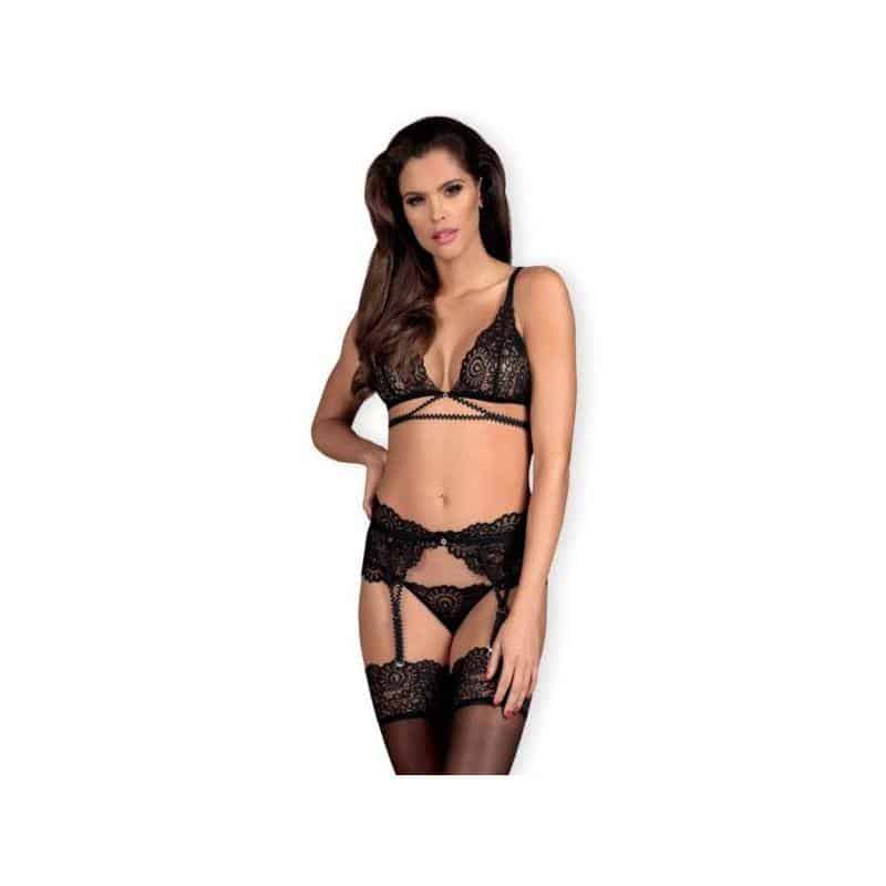 Mixty Conjunto de 3 Peças Preto