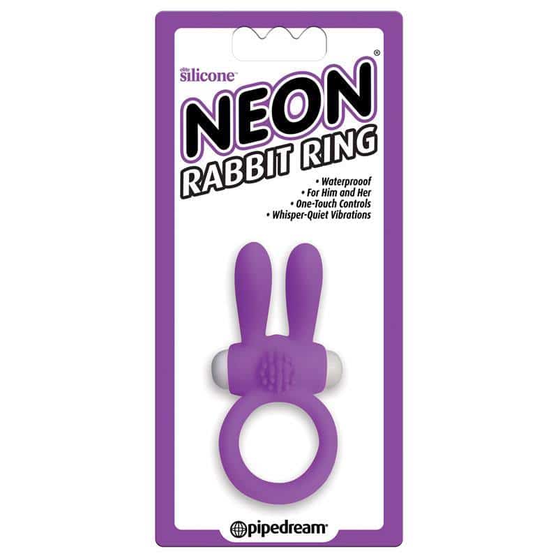 Neon Ring Rabbit Purple Color Neon Ring Rabbit Purple Color