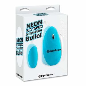 Neon Ball Vibrator 5 Functions Luv Touch Blue