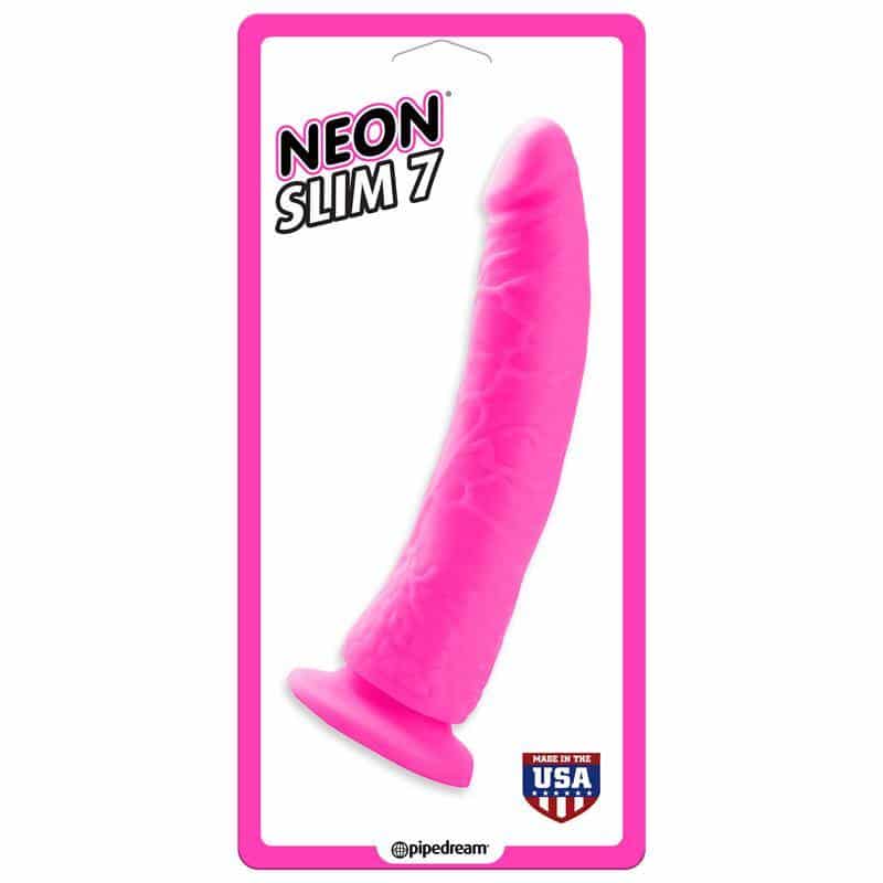 Neon Dildo Slim 7 Pink Neon Dildo Slim 7 Pink