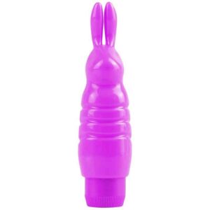 Neon Mini Vibrator Luv Touch Rabbit Purple