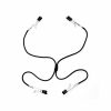 Nipple and Vagina Clamps Black Elastic