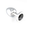 Plug Anal Stainless Steel Black