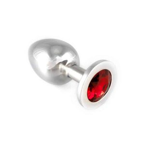 Plug Anal Stainless Steel Red