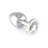 Anal Plug Stainless Steel Transparent
