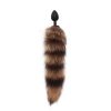 Foxy Anal Tail Plug with Hair Tail