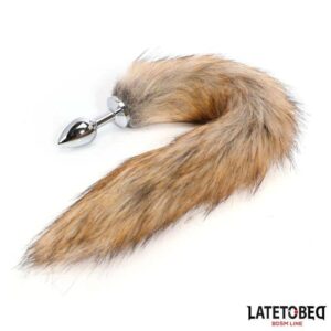 Anal Plug with Brown Tail 40 cm